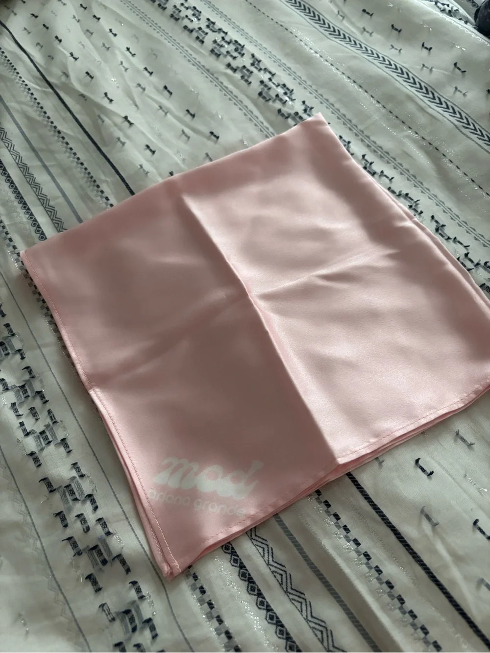 MOD by Ariana Grande Light Pink Bandana Scarf